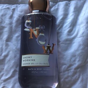 Bath and body works snowy morning shower gel